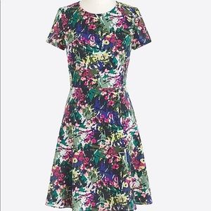 Jcrew Floral Flutter Dress